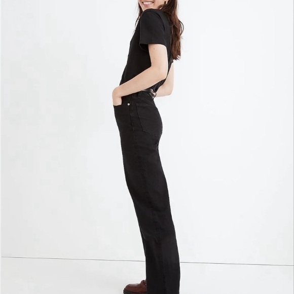 EUC Madewell Perfect Vintage Wide-leg Jean black, 31 - Picture 4 of 9